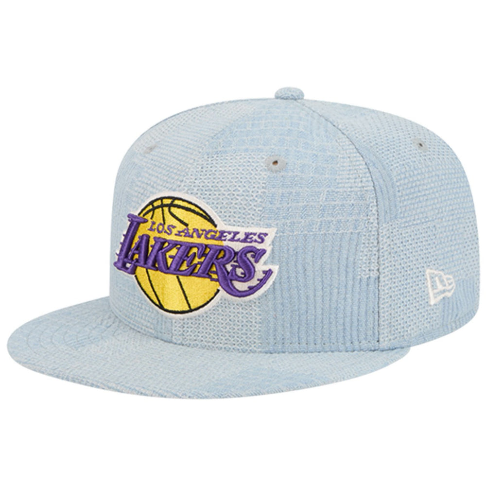 NBA Los Angeles Lakers Injection Denim Patchwork 9FIFTY Snapback Hat