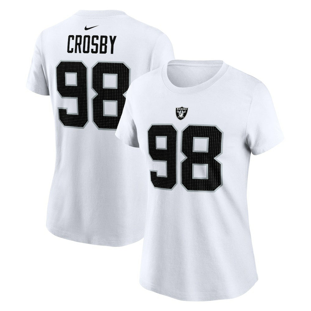 Maxx Crosby Women's Player Name & Number T-Shirt - Las Vegas Raiders