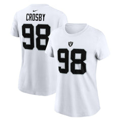 Maxx Crosby Women's Player Name & Number T-Shirt - Las Vegas Raiders
