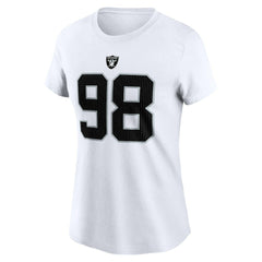 Maxx Crosby Women's Player Name & Number T-Shirt - Las Vegas Raiders