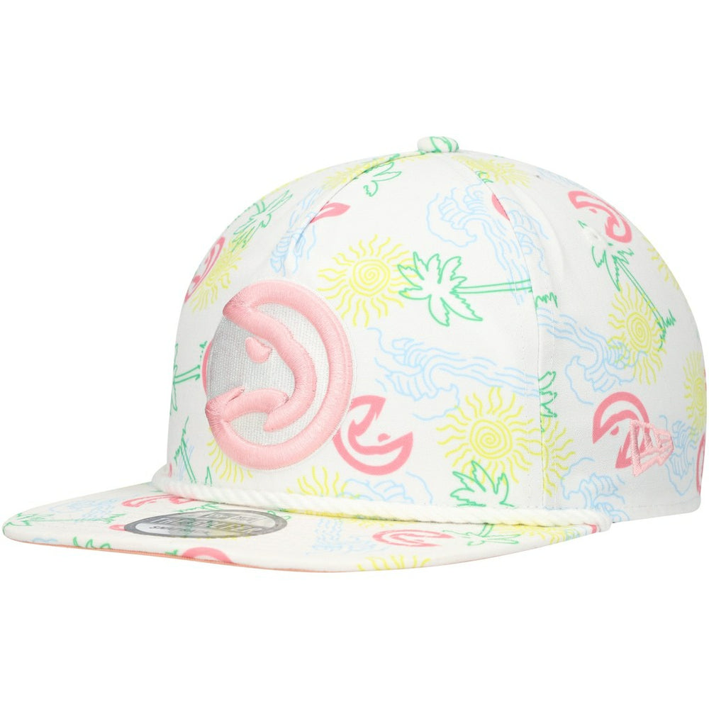 NBA Atlanta Hawks Palm Trees and Waves Golfer Adjustable Hat