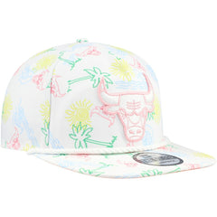 NBA Chicago Bulls Palm Trees and Waves Golfer Adjustable Hat
