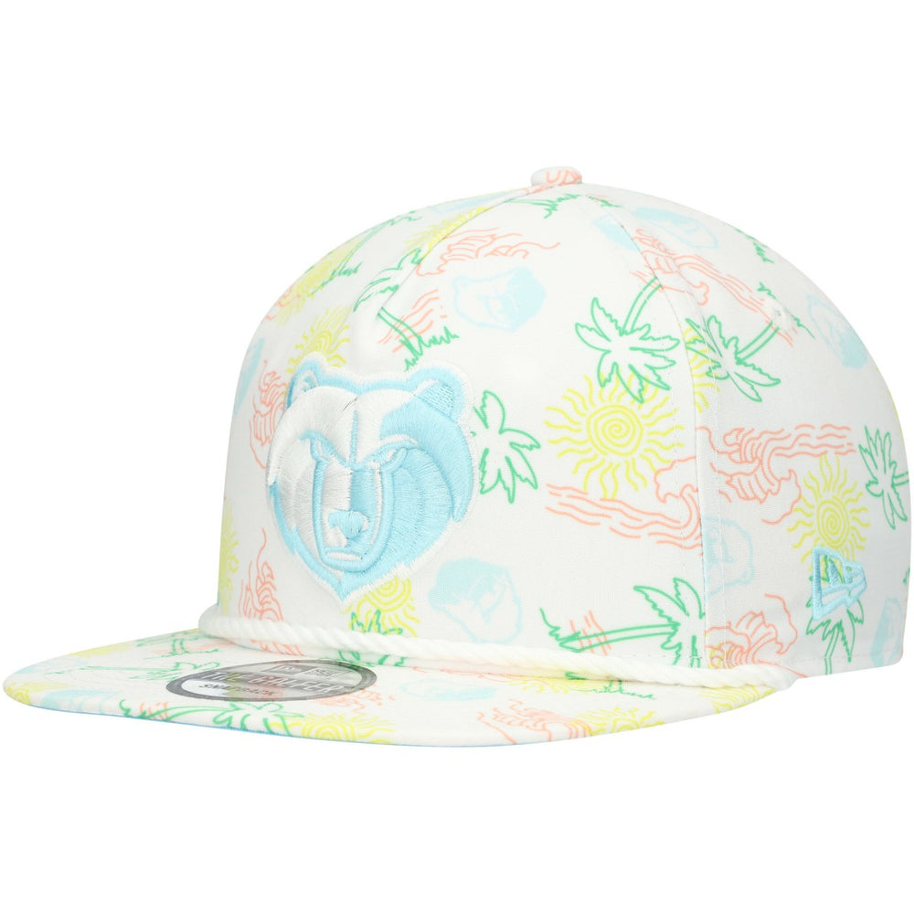 NBA Memphis Grizzlies Palm Trees and Waves Golfer Adjustable Hat
