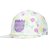 NBA Sacramento Kings Palm Trees and Waves Golfer Adjustable Hat