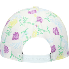NBA Sacramento Kings Palm Trees and Waves Golfer Adjustable Hat