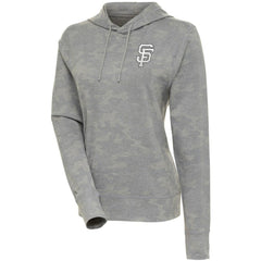 MLB San Francisco Giants Antigua Women's Brushed Metallic Respite Pullover Hoodie