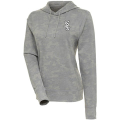 MLB Chicago White Sox Antigua Women's Brushed Metallic Respite Pullover Hoodie