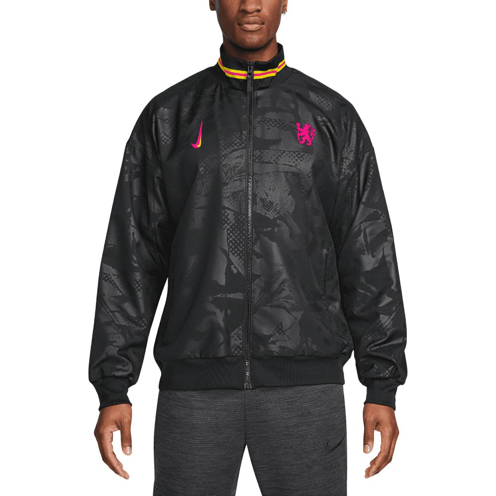 Chelsea 2024/25 Third Strike Anthem Full-Zip Jacket - Nike Black