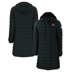 Cutter & Buck Women's Mission Ridge Repreve Eco Insulated Long Full-Zip Puffer Jacket - Washington Commanders