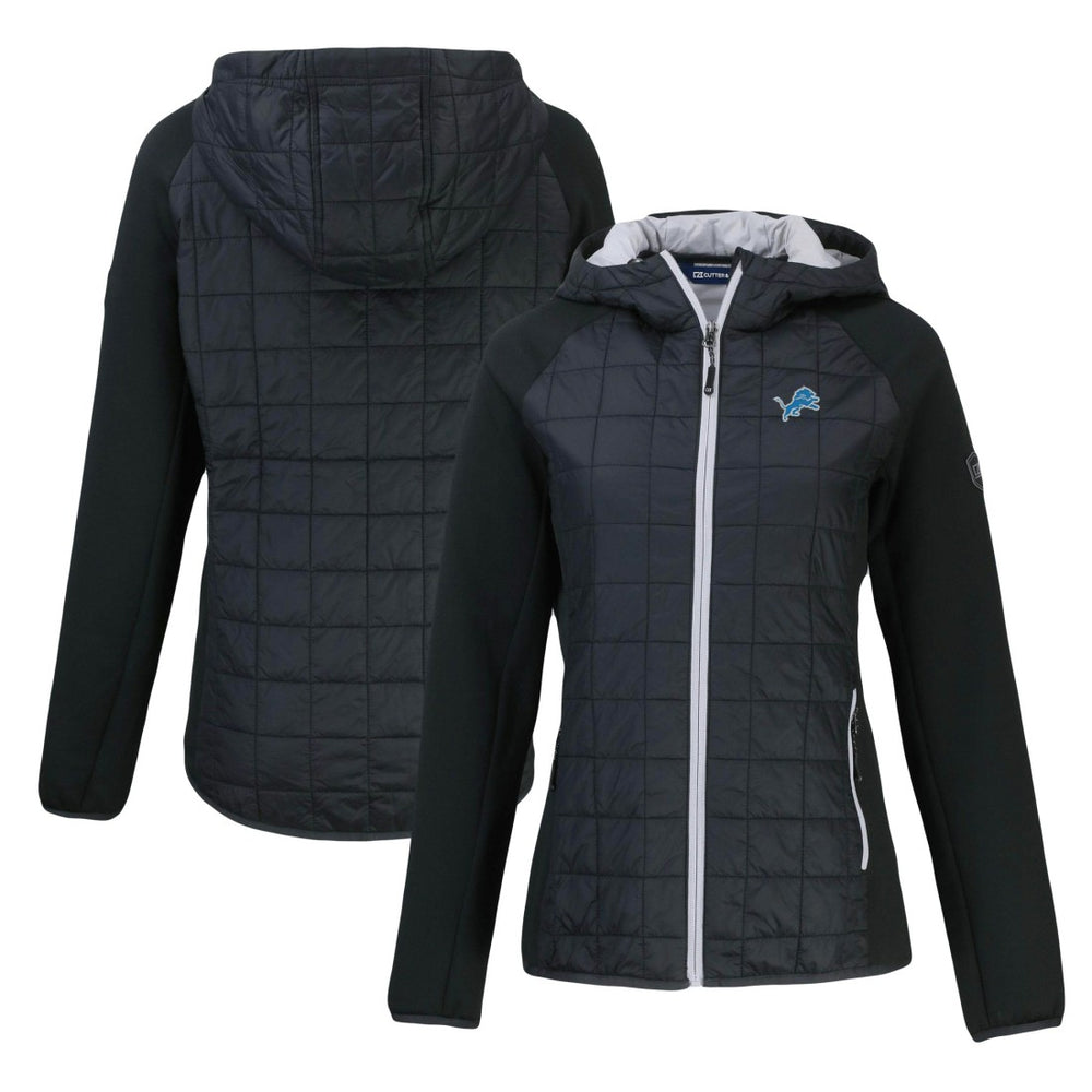 Cutter & Buck Women's Rainier Primaloft Eco Full-Zip Hybrid Jacket - Detroit Lions