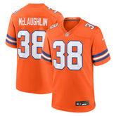 Jaleel McLaughlin Mile High Collection 1977 Throwback Player Game Jersey - Denver Broncos