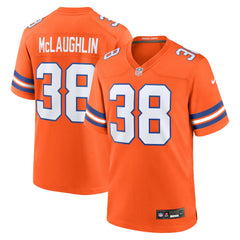 Jaleel McLaughlin Mile High Collection 1977 Throwback Player Game Jersey - Denver Broncos