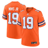 Marvin Mims Jr Mile High Collection 1977 Throwback Player Game Jersey - Denver Broncos