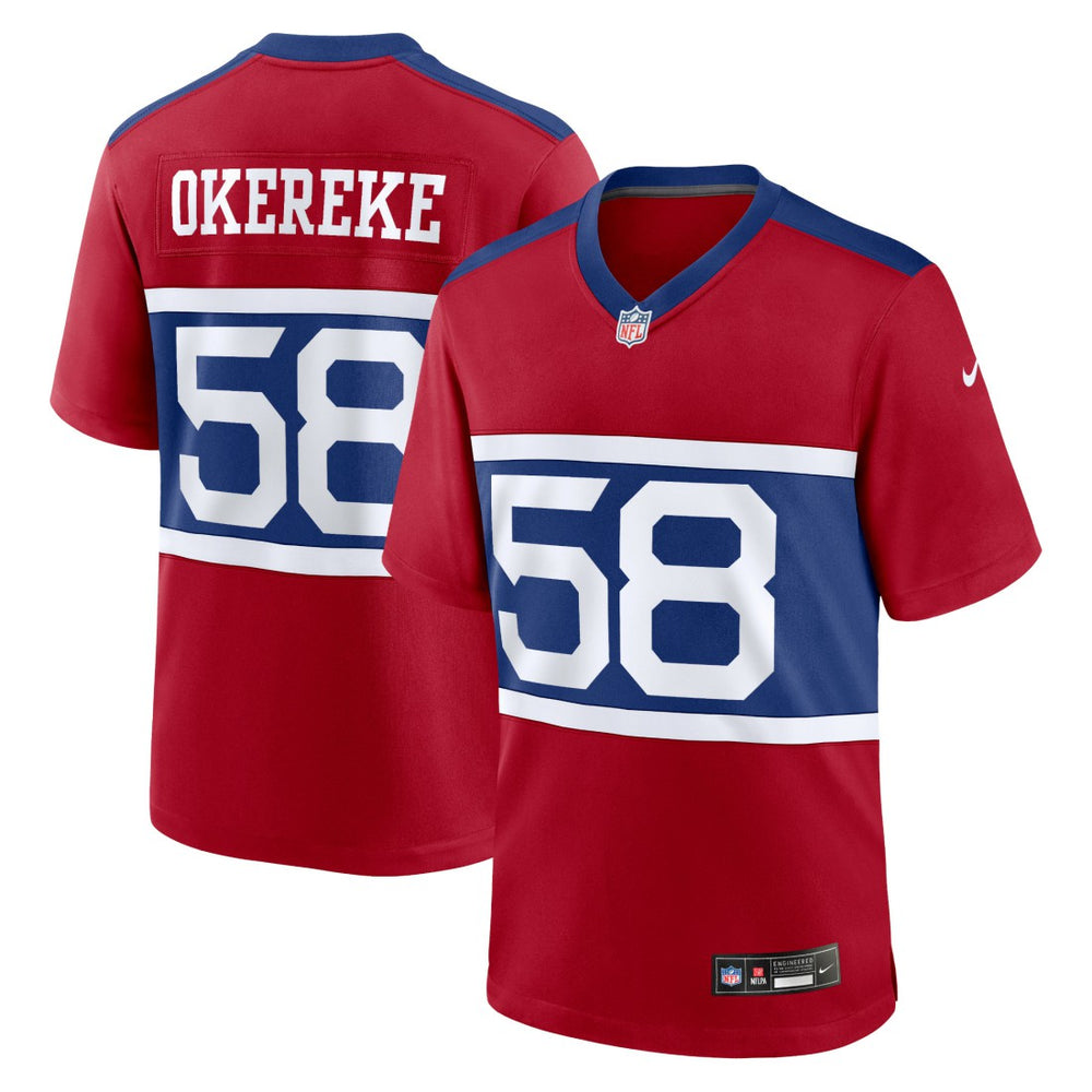 Bobby Okereke Alternate Player Game Jersey - New York Giants