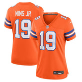 Marvin Mims Jr Women's Mile High Collection 1977 Throwback Player Game Jersey - Denver Broncos