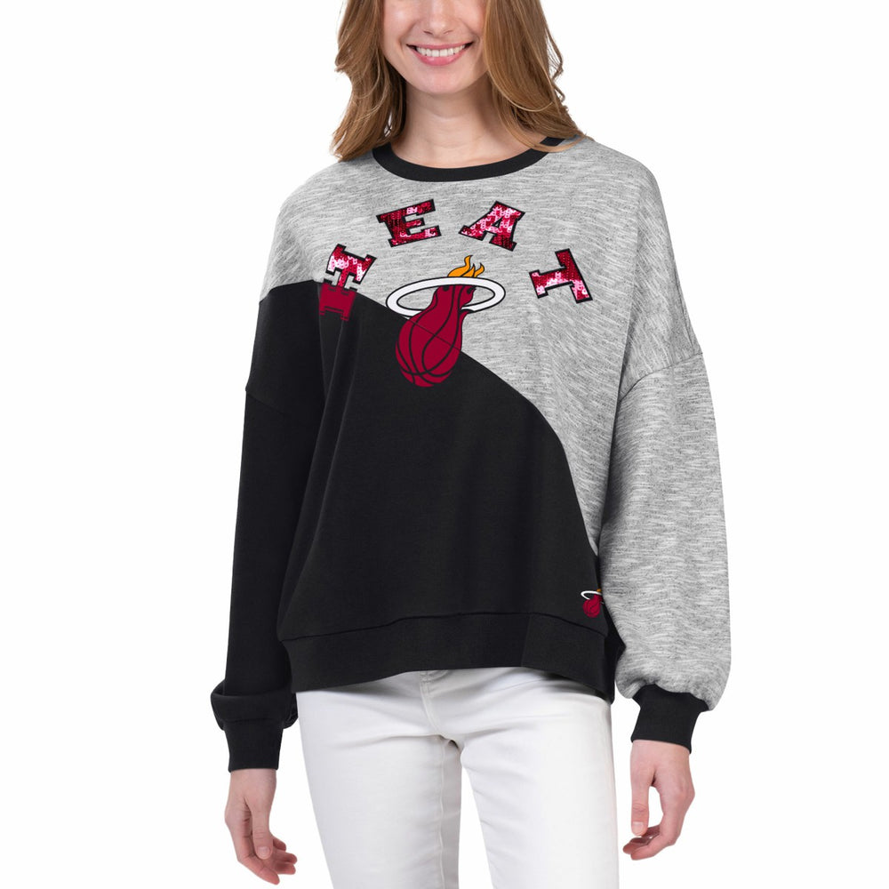 NBA Miami Heat G-III 4Her by Carl Banks Women's Benches Split Pullover Sweatshirt