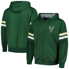 NBA Milwaukee Bucks G-III Sports by Carl Banks Contender Full-Zip Hoodie Jacket