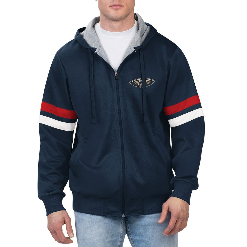 NBA New Orleans Pelicans G-III Sports by Carl Banks Contender Full-Zip Hoodie Jacket