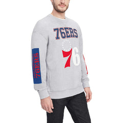 NBA Philadelphia 76ers Tommy Jeans Hayes Crew Neck Pullover Sweatshirt