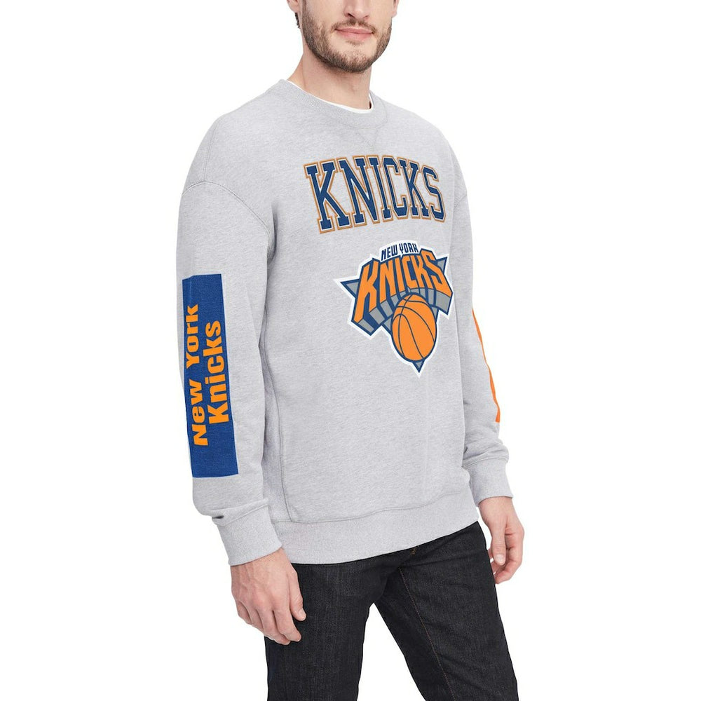 NBA New York Knicks Tommy Jeans Hayes Crew Neck Pullover Sweatshirt