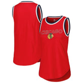 NHL Red Chicago Blackhawks G-III 4Her by Carl Banks Women's Strategy Tank Top