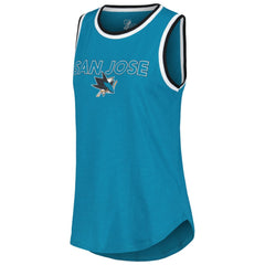 NHL Teal San Jose Sharks G-III 4Her by Carl Banks Women's Strategy Tank Top
