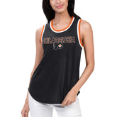 NHL Black Philadelphia Flyers G-III 4Her by Carl Banks Women's Strategy Tank Top