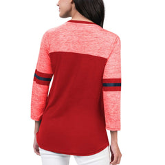 NHL Red Washington Capitals G-III 4Her by Carl Banks Women's Play The Game 3/4-Sleeve T-Shirt