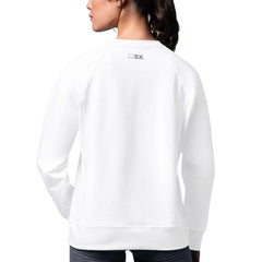 NHL White Washington Capitals MSX by Michael Strahan Women's Millie Raglan Pullover Sweatshirt