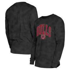 NBA Chicago Bulls Unisex Oversized Essentials Enzyme Wash Long Sleeve T-Shirt sale