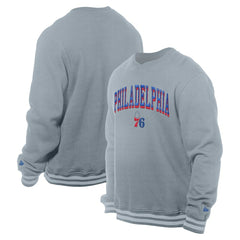 NBA Philadelphia 76ers Chenille Cross Over Pullover Sweatshirt