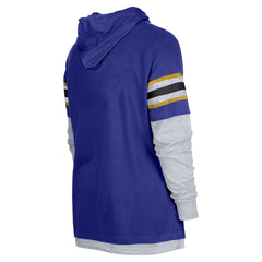 NBA Los Angeles Lakers Layered Long Sleeve Hoodie T-Shirt