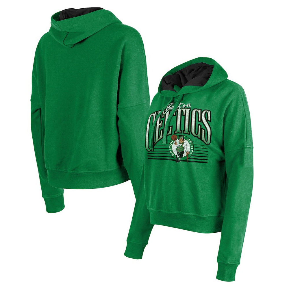 NBA Boston Celtics Women's Boxy Pullover Hoodie