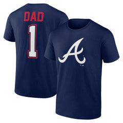 MLB Atlanta Braves Father's Day #1 Dad T-Shirt