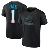 MLB Miami Marlins Father's Day #1 Dad T-Shirt