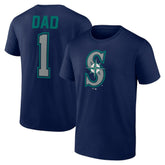 MLB Seattle Mariners Father's Day #1 Dad T-Shirt