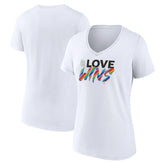MLB St. Louis Cardinals Women's Love Wins V-Neck T-Shirt