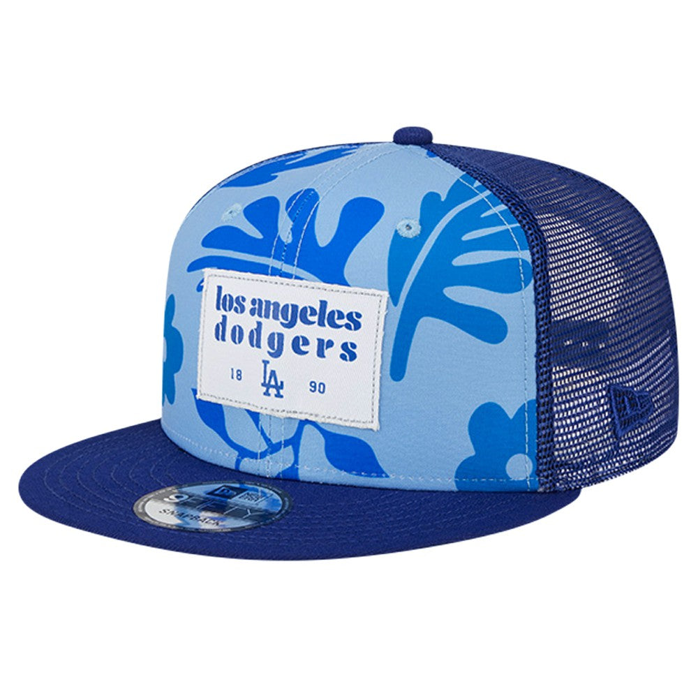 MLB Los Angeles Dodgers New Era Bikini Bottom Trucker 9FIFTY Snapback Hat