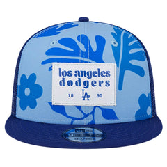 MLB Los Angeles Dodgers New Era Bikini Bottom Trucker 9FIFTY Snapback Hat