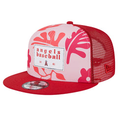 MLB Los Angeles Angels New Era Bikini Bottom Trucker 9FIFTY Snapback Hat