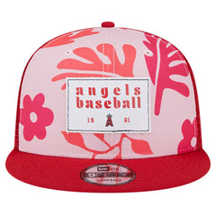 MLB Los Angeles Angels New Era Bikini Bottom Trucker 9FIFTY Snapback Hat