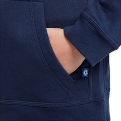 Chelsea Youth Club Pullover Hoodie - Nike Navy