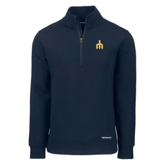 MLB Seattle Mariners Cutter & Buck Cooperstown Collection Roam Eco Recycled Quarter-Zip Pullover