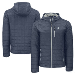 MLB Chicago Cubs Cutter & Buck Cooperstown Collection Rainier Primaloft Eco Full-Zip Hooded Jacket