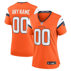 Women's Mile High Collection Custom Game Jersey - Denver Broncos