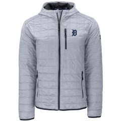 MLB Detroit Tigers Cutter & Buck Rainier Primaloft Eco Full-Zip Hooded Jacket