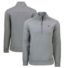 MLB Chicago Cubs Cutter & Buck City Connect Roam Eco Recycled Quarter-Zip Pullover