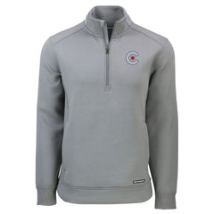 MLB Chicago Cubs Cutter & Buck City Connect Roam Eco Recycled Quarter-Zip Pullover