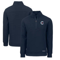 MLB Chicago Cubs Cutter & Buck City Connect Roam Eco Recycled Quarter-Zip Pullover