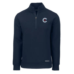 MLB Chicago Cubs Cutter & Buck City Connect Roam Eco Recycled Quarter-Zip Pullover
